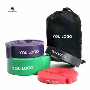 Home Workout Equipment Elastic Fitness Bands Resistance Band Set For Recovery, Home Fitness, Powerlifting, And Exercise