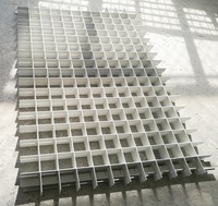 Grille en profilé pultrudé en fibre de verre anti-corrosion, grille en FRP, trottoir, passerelle
