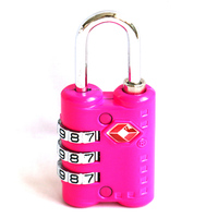 Chang Hao TSA-301 Vente chaude Cadenas en alliage de zinc Voyage Bagages TSA Serrure à combinaison à 3 chiffres