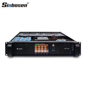 Sahne ses standart entegre çok kanallı bas Combo 20000W Dsp Pa 4 kanal profesyonel güç amplifikatörü