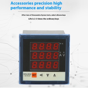 Medidor de Corriente y Voltaje Trifásico con Pantalla Digital PD96-UIF, Instrumento de Medición Combinado AV, Suministro Directo de Fábrica, Abongl - Product Image 3