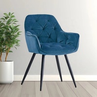 Chaise de salle à manger design minimaliste moderne avec dossier complet Chaise de bureau Ames Home pour restaurant