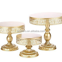 Soporte para Tartas Dorado Creativo Europeo, Accesorios para Bodas, Decoración para Mesa de Postres, Combinación de Soportes para Tartas