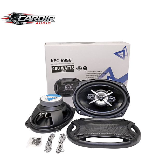 6x9 Inch 4 Way Full Range Coaxial Car Speakers 400W 12V Universal Car Door Speaker Bulk Order Ready to Ship CR-6956