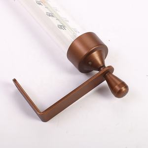 16 "parede grande vidro tubo decorativo exterior jardim vidro termômetro montado - Product Image 5