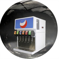 Distributeur de boissons gazeuses professionnel en acier inoxydable 3/4 saveurs pour restaurants