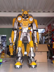 Funtoys Factory 2,6-2,8 M 2024 realista gigante Led Robot coche Cosplay baile LED Robot mascota disfraz para adultos venta - Product Image 2