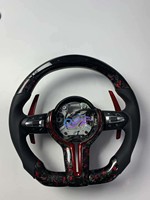 Volant en cuir M Sport pour BMW M2 M3 M4M5M6 F30 F10 F35 F22 E46 E90 E92 F10 F30 F32 E60 Série F Volant de voiture