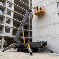 Guindaste Aranha Compacto RST L-619 para Construção em Espaços Estreitos Internos e Externos, Guindaste Hidráulico de Elevação de 3ton, 5ton e 8ton