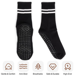 Chaussettes de Pilates à séchage rapide antidérapantes pour femmes, chaussettes de yoga et de danse à volants, chaussettes de Pilates personnalisées avec logo, chaussettes de Pilates pour femmes - Product Image 5