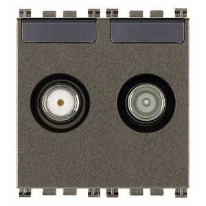 Direct Tv Rd Sat Socket 2 Salidas Metálicas 5.1 X 4.3 X 5.3 Cm Para Conexión Satelital - Product Image 1