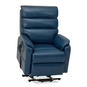 CJSmart 180 Degree Infinite Position Lay Flat Power Lift Recliner Chair With Side Pocket For Elerdly