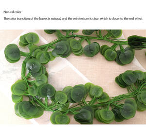 زينة حديقة Sen Masine إكليل معلق مزيف بغونيا/لبلاب بوسطن/عنب/بطيخ/أوراق خضراء نبات صناعي كرمة نبات لبلاب صناعي - Product Image 4