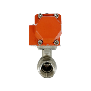 Vanne à bille pneumatique en acier inoxydable DN15-DN50-SS 304/316L, haute pression, filetage femelle, actionnée par <span class=keywords><strong>air</strong></span> comprimé - Product Image 4