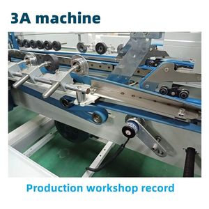 CQT@800 Cardboard/corrugated Straight Line Box Mini <b>Folder</b> Gluer Machine Automatic <b>Folder</b> Gluer Machine Gluing Machines - Product Image 5