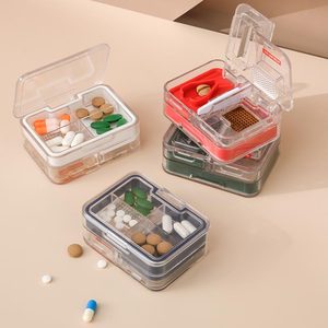 Medical <strong>Kit</strong> Multifunction ABS Tablet Cutter &amp; Splitter Case with Aluminum Pill Drug Box Stocked <strong>Plastic</strong> - Product Image 3
