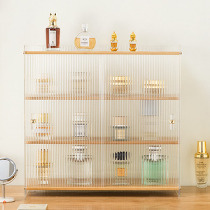 Acrylic Cosmetic Organizer <b>With</b> <b>Drawers</b> Desktop Storage Cabinet For Makeup And Perfume Display - Product Image 3