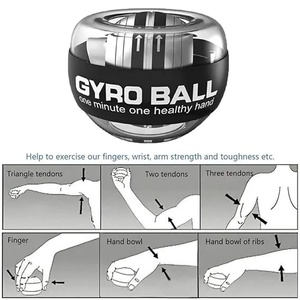 Dispositivo de fuerza de agarre de muñeca de descompresión silenciosa MCG <span class=keywords><strong>Gyro</strong></span> Ball para ejercicio de brazos - Product Image 6