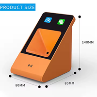 Lector de Códigos de Barras 2D Mj370 con Plataforma NFC para Pagos, Tamaño Compacto de Escritorio para Escaneo de Recetas en Farmacias