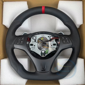 Volante in Pelle Serie E M Sport per BMW X1 E84 E61 E34 E60 M5 E43 328i E90 X3 E83 E30 <span class=keywords><strong>Z4</strong></span> E85 E55 E87 335i E92 DCT <span class=keywords><strong>Z4</strong></span> <span class=keywords><strong>E89</strong></span> - Product Image 1