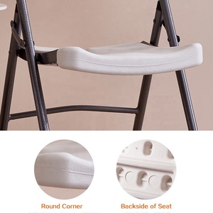 5 قدم 60 بوصة بيع بالجملة طوي مأدبة حفلة حفل زفاف 10 مقاعد طاولة كرسي في الهواء الطلق - Product Image 4