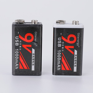 Profesyonel Özel 9V 1000mAh USB Şarj Edilebilir Li-ion Pil, Multimetreler için Sabit Voltaj Çıkışı - Product Image 6