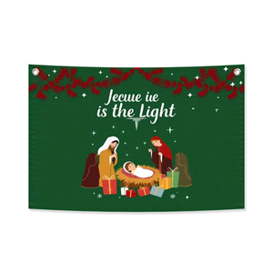 Advent vải cờ 1.6x2.5 feet trống vải tùy chỉnh vải cờ truyền nhiệt in ấn - Product Image 1