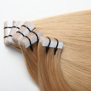 Ruban vierge aligné sur les cuticules brutes d'usine dans les extensions de cheveux trame invisible Double tirage <span class=keywords><strong>Dunant</strong></span> européen 100 cheveux humains blonds - Product Image 3