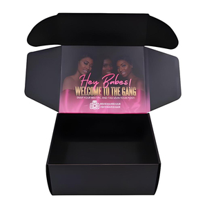 Mẫu miễn phí bán buôn gấp sóng máy bay Hộp Tùy chỉnh in màu bao bì hộp các tông bưu phẩm vận chuyển với biểu tượng tùy chỉnh - Product Image 5