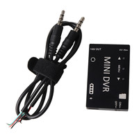 Mini module DVR FPV pour modèles RC de course, commutable NTSC/PAL, avec batterie intégrée, enregistreur vidéo et audio en plastique durable Fxb