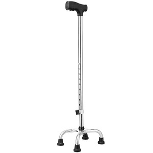 Aluminum Alloy Cane Adjustable Height Telescopic With <b>Light</b> For Elderly Walking Support - Product Image 4