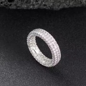 Best Quality Moissanite Diamond Hiphop <b>Ring</b> Luxury Fashion Jewelry for <b>Men</b> and Women with Lasting Shine Affordable Price - Product Image 6