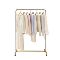 Porte-vêtements multifonctionnel sur pied en acier cornière avec oreilles de chat, porte-chapeaux et manteaux, séchoir simple pour intérieur, chambre à coucher