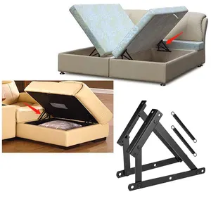 WELLTOP-bisagra de almacenamiento para muebles, mecanismo de ahorro de espacio para sofá cama, bisagras de elevación de resorte de Gas para sofá cama, Sf-034