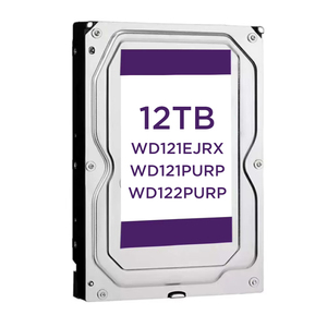 ฮาร์ดดิสก์ภายในสำหรับกล้องวงจรปิดขนาด 3.5 นิ้ว ความจุ 12TB ความเร็ว 7200RPM แคช 256MB รุ่น WD121EJRX WD121PURP WD122PURP - Product Image 1