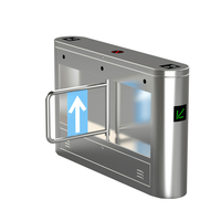 Software de control de acceso para turniquetes y barreras deslizantes, compatible con NFC, reconocimiento facial e IC, para sistemas de paso en autobuses y metro, con protección ESD compacta para Wiegand.