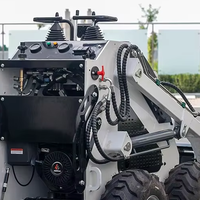 Mini Wheel Loader dengan Mesin Diesel Emisi Rendah dan Pengendali Joystick untuk Konstruksi Perkotaan dan Proyek Taman