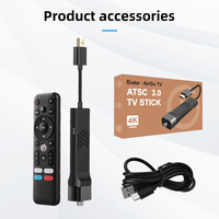 Nouvel arrivage USA ATSC Set Top Box Android 11 4K Apps Download TV Tuner ATSC3.0 TV Dongle