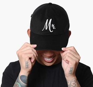 100% coton sergé correspondant M. & <span class=keywords><strong>Mme</strong></span> casquettes de baseball cadeau de mariée cadeau de mariage de lune de miel pour jeunes mariés - Product Image 2