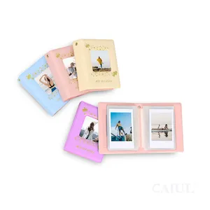 My World Golden Stamping Kpop Mini Album fotografico Hollow Style Korea Picture Album per Instax Mini Photo Film