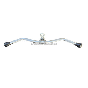 <span class=keywords><strong>Barra</strong></span> de rizos cromada de 28 pulgadas, juego de accesorios de cable para tríceps, <span class=keywords><strong>barra</strong></span> giratoria recta extraíble hacia abajo <span class=keywords><strong>con</strong></span> colgador giratorio - Product Image 6