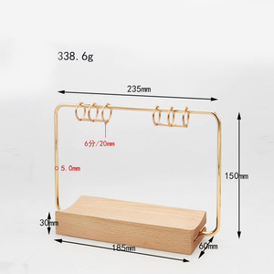 Calendrier de bureau multifonctionnel Base en bois Cadeau Carte en bois Photo Message Folder Support de calendrier en bois - Product Image 6