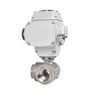 Venta Caliente de Fábrica: Válvula de Bola Actuada de Acero Inoxidable CF8M con Rosca Hembra, DN50 (2 Pulgadas), 3 Vías, Puerto en T, 1000 WOG, 24 Voltios - Product Image 5