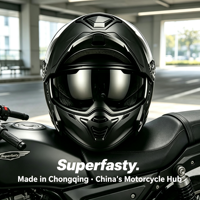 Casques de moto modulaires de qualité supérieure, unisexes, luxueux, homologués ECE, équipement de protection pour la conduite sur autoroute à grande vitesse