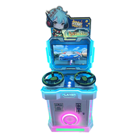 Machine de jeu de course de voitures rapide attrayante pour deux joueurs, pour enfants de 6 ans et plus, avec garantie d'un an, jeu d'arcade de course