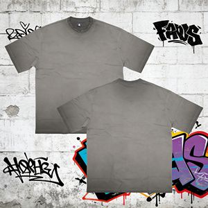 Camiseta de Manga Corta Extra Grande, Tejida a Medida, Estilo Vintage, con Impresión Ecológica y Transpirable para Hombre - Product Image 1