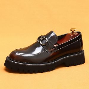 Chaussures Oxford pour hommes en cuir véritable style britannique, à lacets, formelles, pour le bureau, respirantes, antidérapantes, légères, semelle intermédiaire en PU, semelle extérieure en caoutchouc - Product Image 6