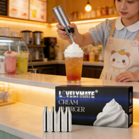 Cartouche de crème compacte de 8,4 g, idéale pour la pâtisserie et la préparation de desserts à la maison