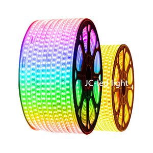 Dải Đèn Led Rgb Linh Hoạt Chống Nước Âm Nhạc SMD 110 <span class=keywords><strong>DMX</strong></span> Màu Đỏ Trang Trí Ngoài Trời Ip65 <span class=keywords><strong>WiFi</strong></span> 220V 5050 V - Product Image 2