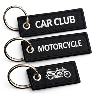 Llavero Jet Tag Certificado de Fábrica con Diseño Personalizado de Texto y Logotipo 3D para Clubes de Automóviles y Motocicletas - Product Image 1